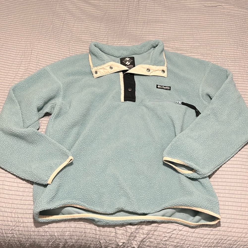 Columbia Quarter Zip Sherpa/Fleece Pullover